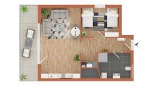 Grundriss nicht ma�stabsgetreu Reserviert - Ferienwohnung in begehrtester Lage von Scharbeutz